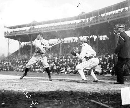 Ty Cobb at bat